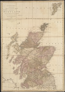 Andrews's new and accurate travelling map of the roads of Scotland