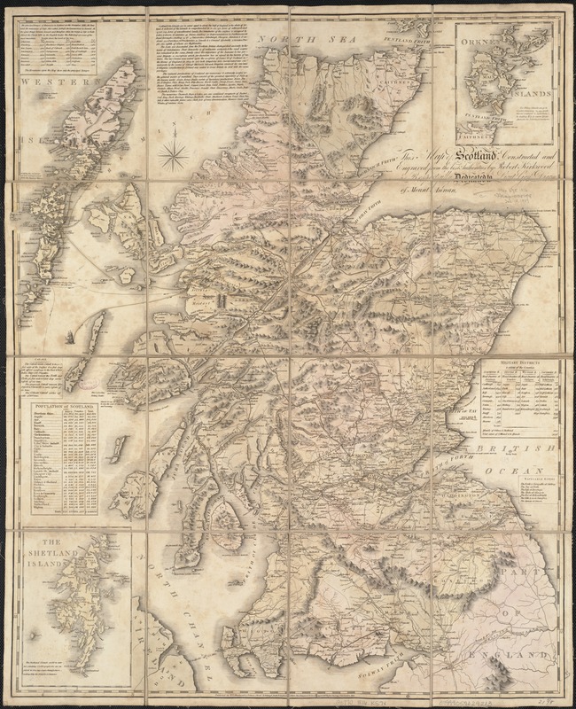 This map of Scotland