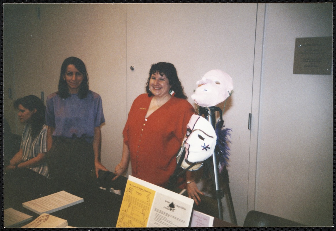 Newton Free Library, Newton, MA. Communications & Programs Office. 5th Anniversary Club display (Druker Auditorium)