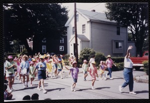 Celebrations. Newton, MA. Parade - Chapel St., Nonantum