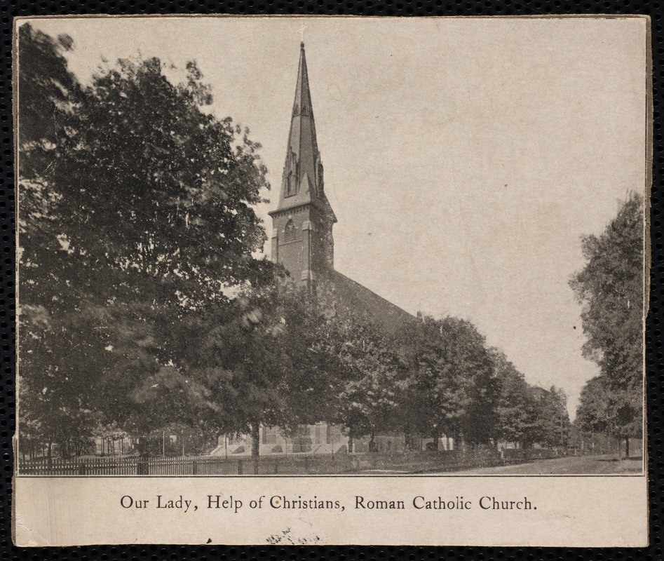 Churches. Newton, MA. Our Lady Help of Christians