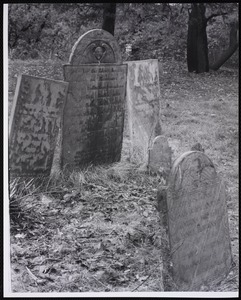 Cemeteries/headstones. Newton, MA. Headstones