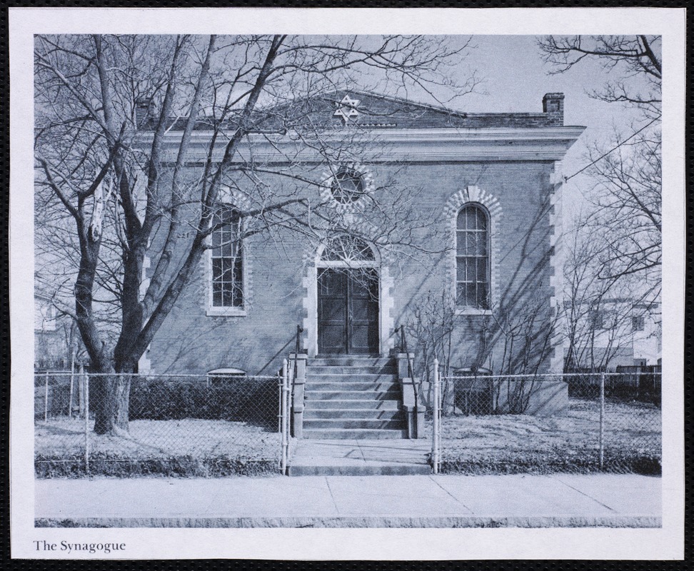 Synagogue. Newton, MA. Agudas Achim Synagogue, Adams St.