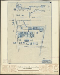 Old Colony Storage & Warehouse Co., Inc., Fall River, Mass. [insurance map]