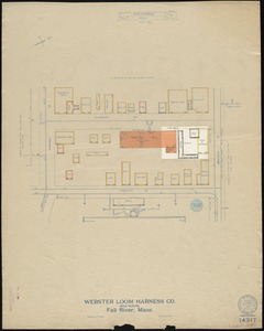 Webster Loom Harness Co. (Wood Working), Fall River, Mass. [insurance map]
