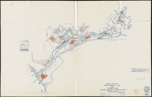 Group Line Plan dated February 7, 1947 and Tenement Plan, Crocker, Burbank & Company Ass'n., Fitchburg, Mass. [insurance map]