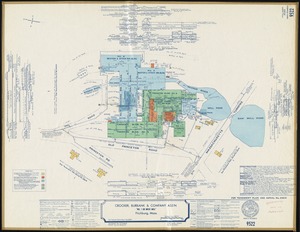 Crocker, Burbank & Company Ass'n. "No. 1 or Brick Mill," Fitchburg, Mass. [insurance map]