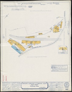 Crocker, Burbank & Company Ass'n. "Wachusett Storehouses," Fitchburg, Mass. [insurance map]