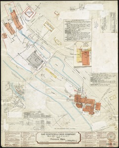 The Corticelli Silk Company "Mills Nos. 1, 2, 3, 4, 5, 6 & 7," Florence, Mass. [insurance map]