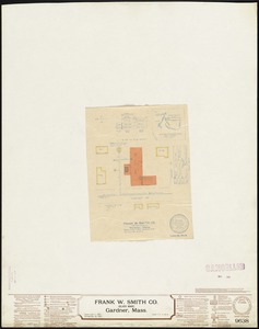 Frank W. Smith Co. (Silver Ware), Gardner, Mass. [insurance map]