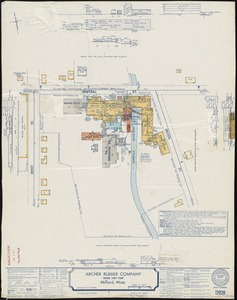 Archer Rubber Company "Central Street Plant," Milford, Mass. [insurance map]