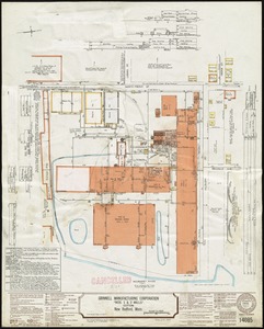 Grinnell Manufacturing Corporation "Nos. 1 & 2 Mills" (Cotton), New Bedford, Mass. [insurance map]