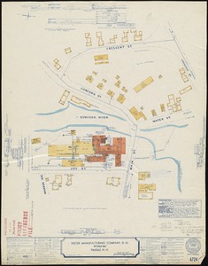 Exeter Manufacturing Company, et al. "Pittsfield Mill," Pittsfield, N.H. [insurance map]