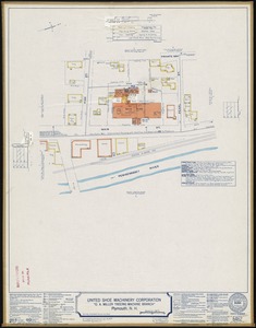 United Shoe Machinery Corporation "O. A. Miller Treeing Machine Branch," Plymouth, N.H. [insurance map]