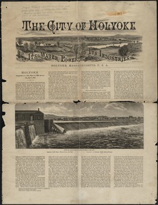 The City of Holyoke : its water power and its industries : Holyoke, Massachusetts, U.S.A.