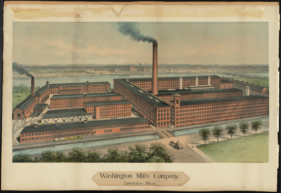 Washington Mills Company, Lawrence, Mass. [graphic] Digital Commonwealth