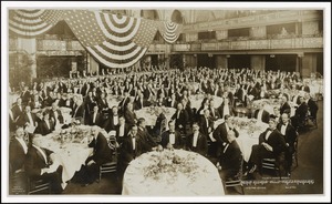 Fourth annual banquet, American Association of Woolen and Worsted Manufacturers, 1910 [graphic]