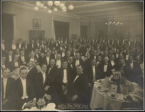 First dinner of the Boston Wool Trade Association, Algonquin Club, January 4, 1912