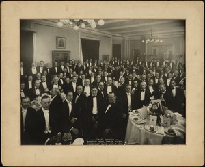 First dinner of the Boston Wool Trade Association, Algonquin Club, January 4, 1912 [graphic]