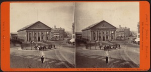Boston and Maine rail road station, Haymarket Square, Boston, Mass.