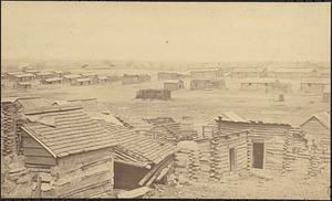 Rebel winter quarters at Centreville, Va., 1862