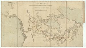 A map of America, between latitudes 40 and 70 north, and longitudes 45 and 180 west