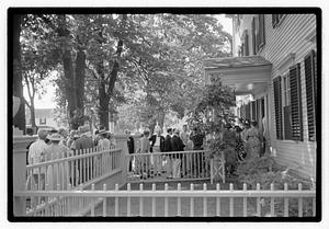 Wedding of Kinsman's daughter at Newburyport