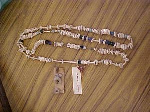 Native American wampum necklace