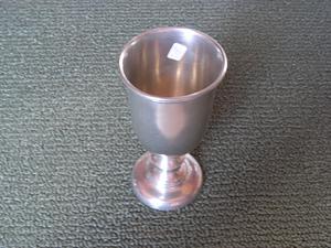 Metal goblets and pitchers