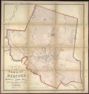 Map of the town of Medford, Middlesex County, Mass