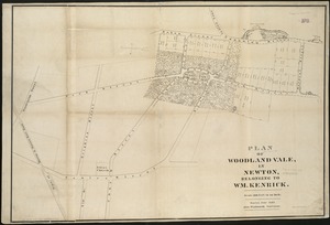 Plan of Woodland Vale, in Newton, belonging to Wm. Kenrick