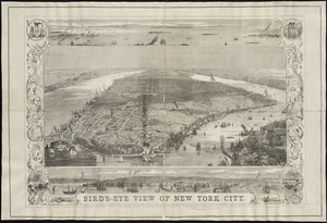 Bird's-eye view of New York City