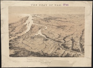 Bird's eye view of part of Maryland, Distr of Columbia and part of Virginia