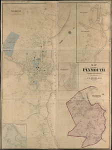 Map of the town of Plymouth