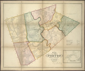 Map of the town of Norton, Bristol County, Mass