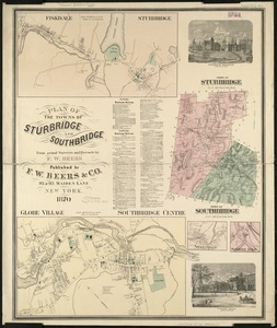 Plan of the towns of Sturbridge and Southbridge