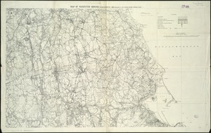Map of maneuver ground, Massachusetts, 1909