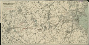Map of the Boston-Worcester century run