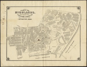 Plan of the Highlands, the property of the Vineyard Grove Co