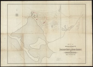 Plan of property belonging to the Pocasset Grove and Shore Company, at Cataumet, South Pocasset, Mass