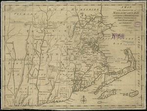 A map of the province of Massachusets Bay and colony of Rhode Island, with part of Connecticut, New Hampshire, and Vermont