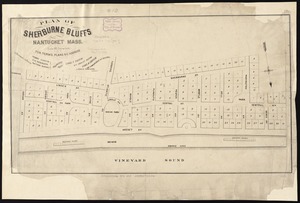 Plan of Sherburne Bluffs, Nantucket, Mass