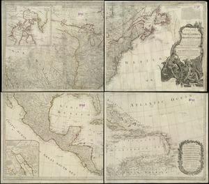 A New map of North America with the West India Islands