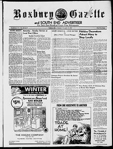 Roxbury Gazette and South End Advertiser, December 15, 1960