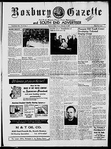 Roxbury Gazette and South End Advertiser, February 15, 1957