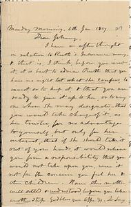 Letter from Zadoc Long to John D. Long, January 6, 1867