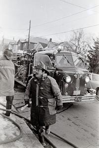 Firefighters, winter