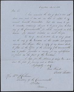 Chappaquiddick and Christiantown Accounts and Correspondence, 1850