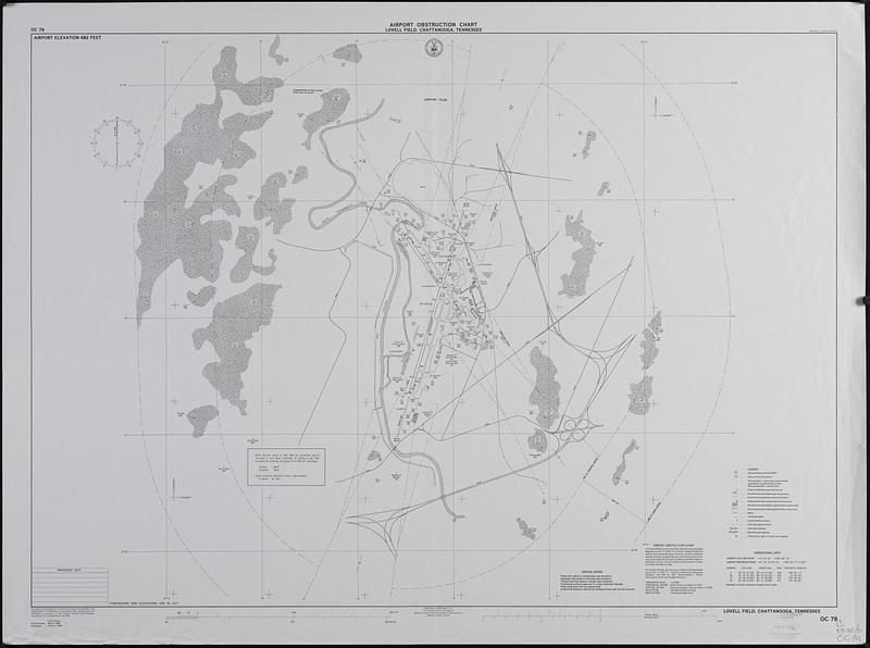 Airport obstruction chart OC 79, Lovell Field, Chattanooga, Tennessee