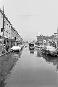 Broadway in the rain